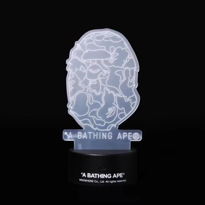 APE HEAD LED STAND 2022年2月26日(土)発売。 #bape #bapestore #apehead