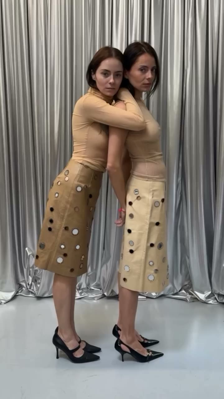 Prada S/S1999 mirror skirts