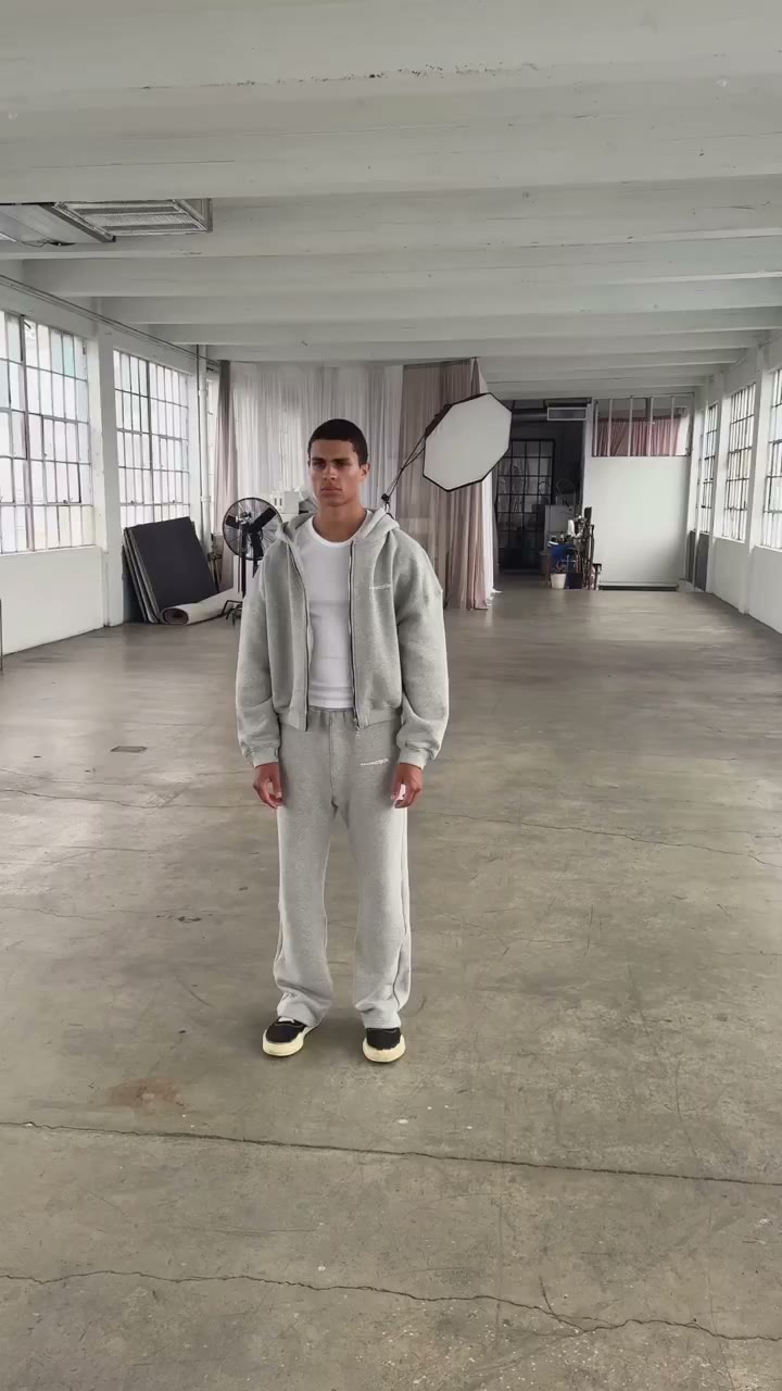 los angeles capsule: live now zip up + straight leg sweats