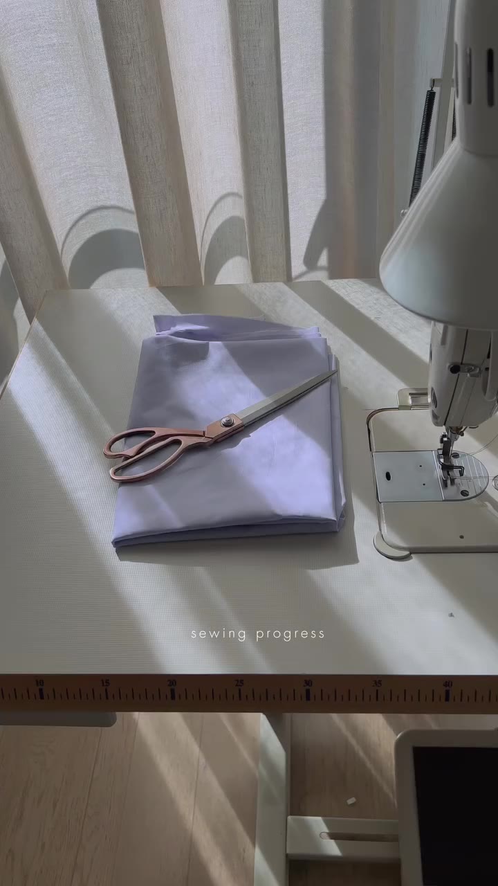 Sewing a lilac dress 💜 I've used the same pattern I recently made for a…