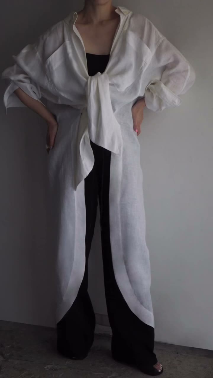 1988s Claude Montana, transformable long shirt (available online)…