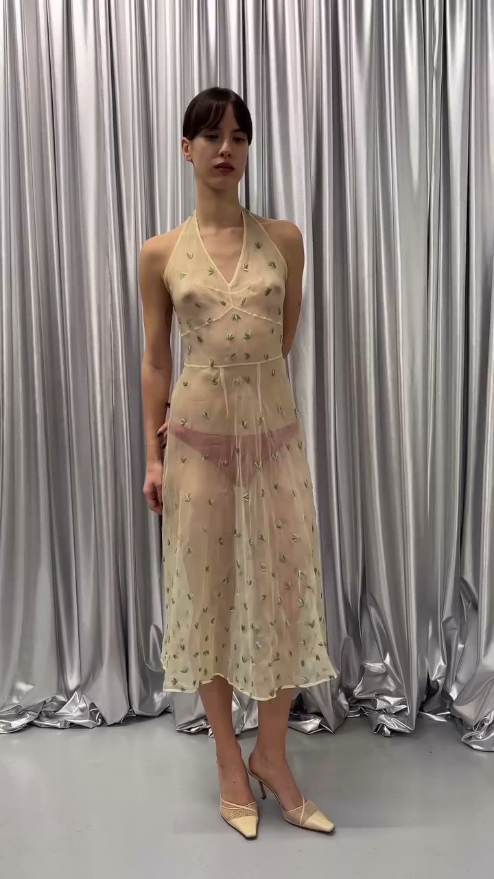 Prada S/S1995 sheer dress, available via enquiry or at our showroom.