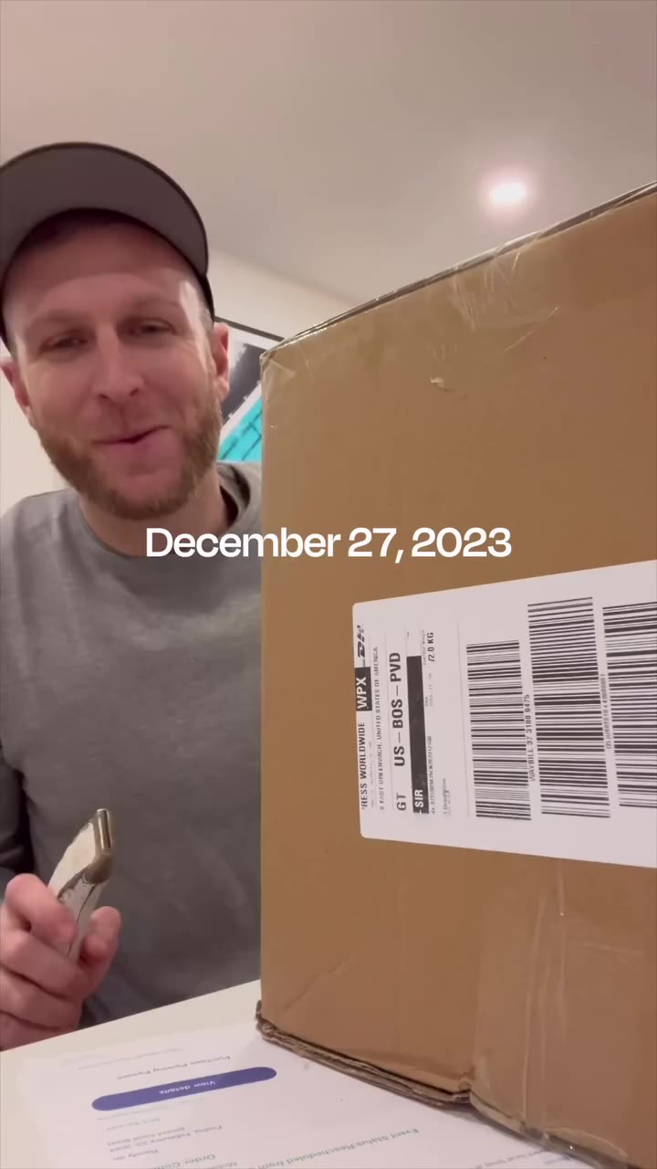 1 year ago TODAY I received the first ever @whileonearth footwear sample…