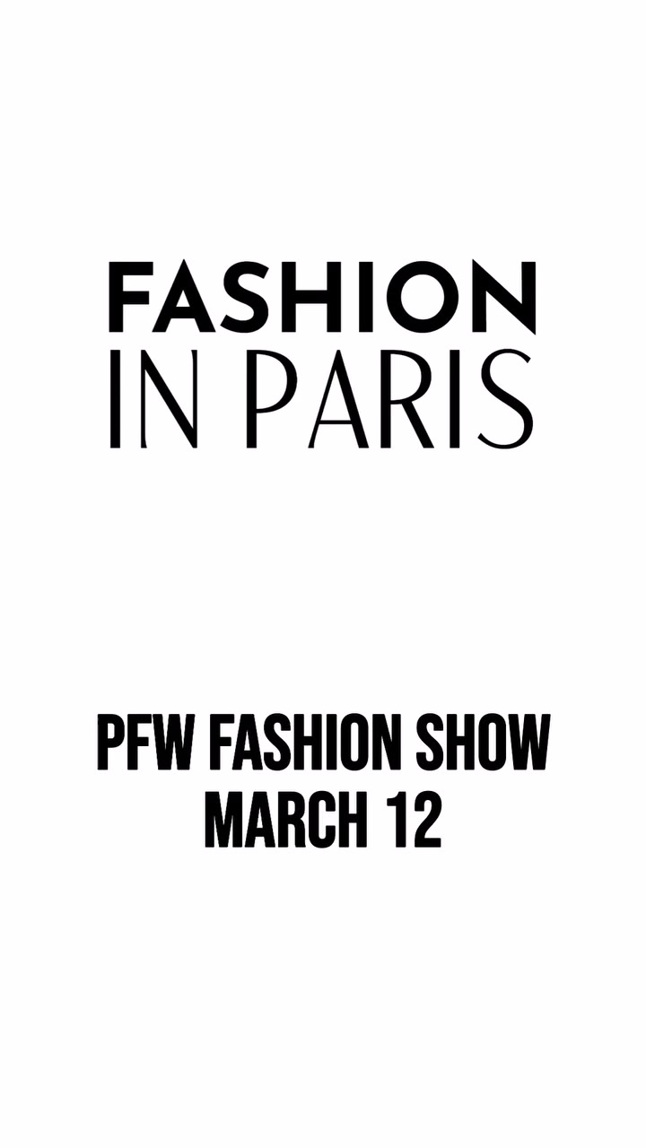 FIP Fashion Show PFW25 🌷 Emerging designers 4/6 : Guillaume Alexandre…