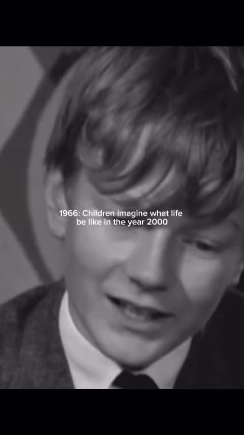 Children from 1966 predicting what life will be like in the year 2000…