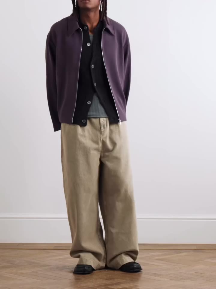 @mrporter detail videos are always the best… our raw silk twill jacket (here)…