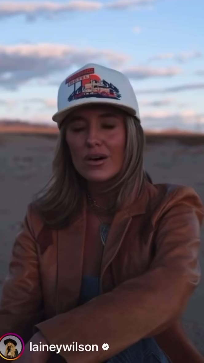 @laineywilson in our Honkey Tonk Hell trucker