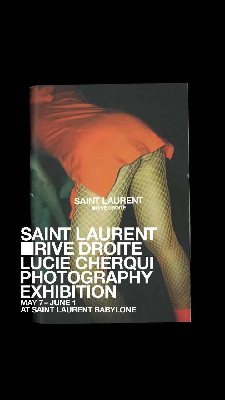 Lucie Cherqui⁣ Exhibition at Saint Laurent Babylone⁣ & Saint Laurent Rive…
