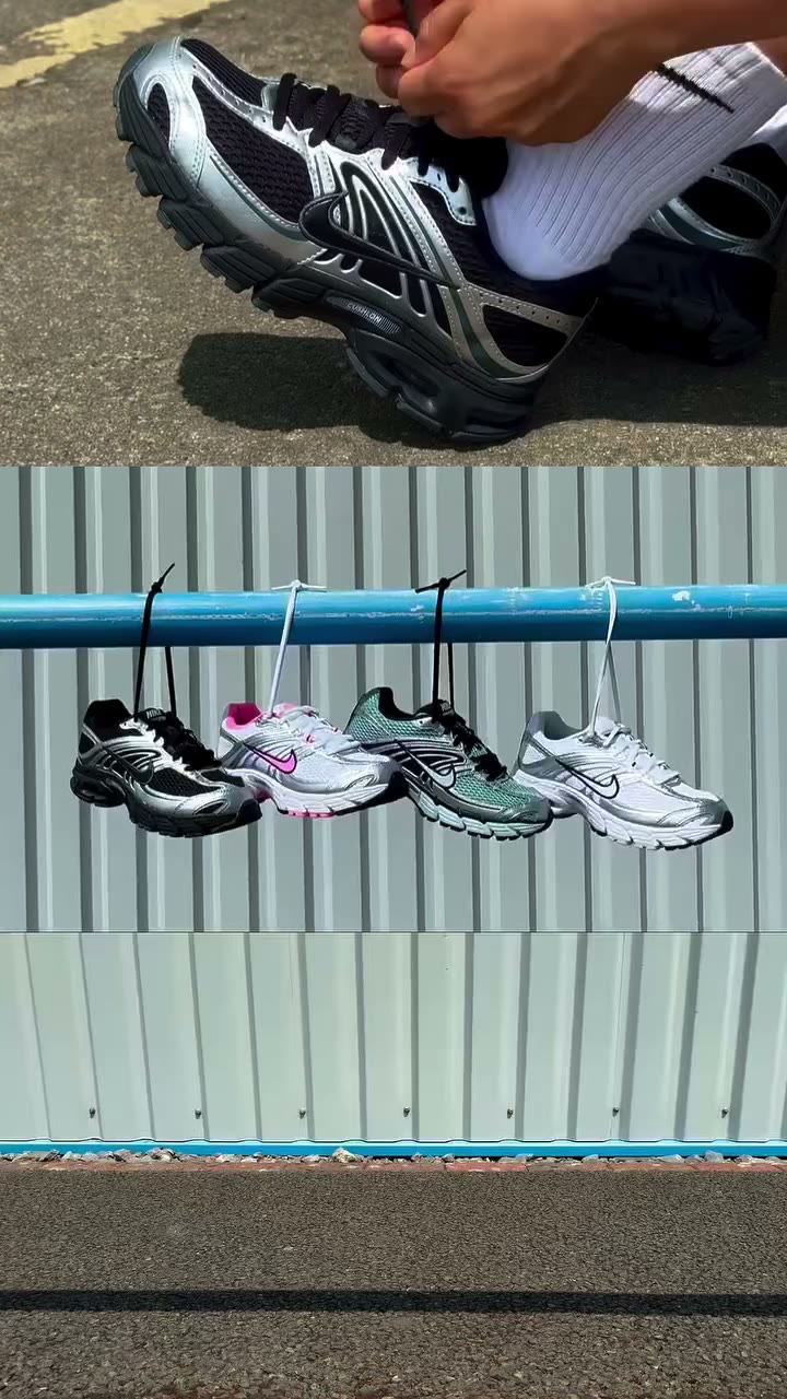 Metallic Energy ⚡ Just dropped: The Nike Air Max Moto 2K powers up your look…