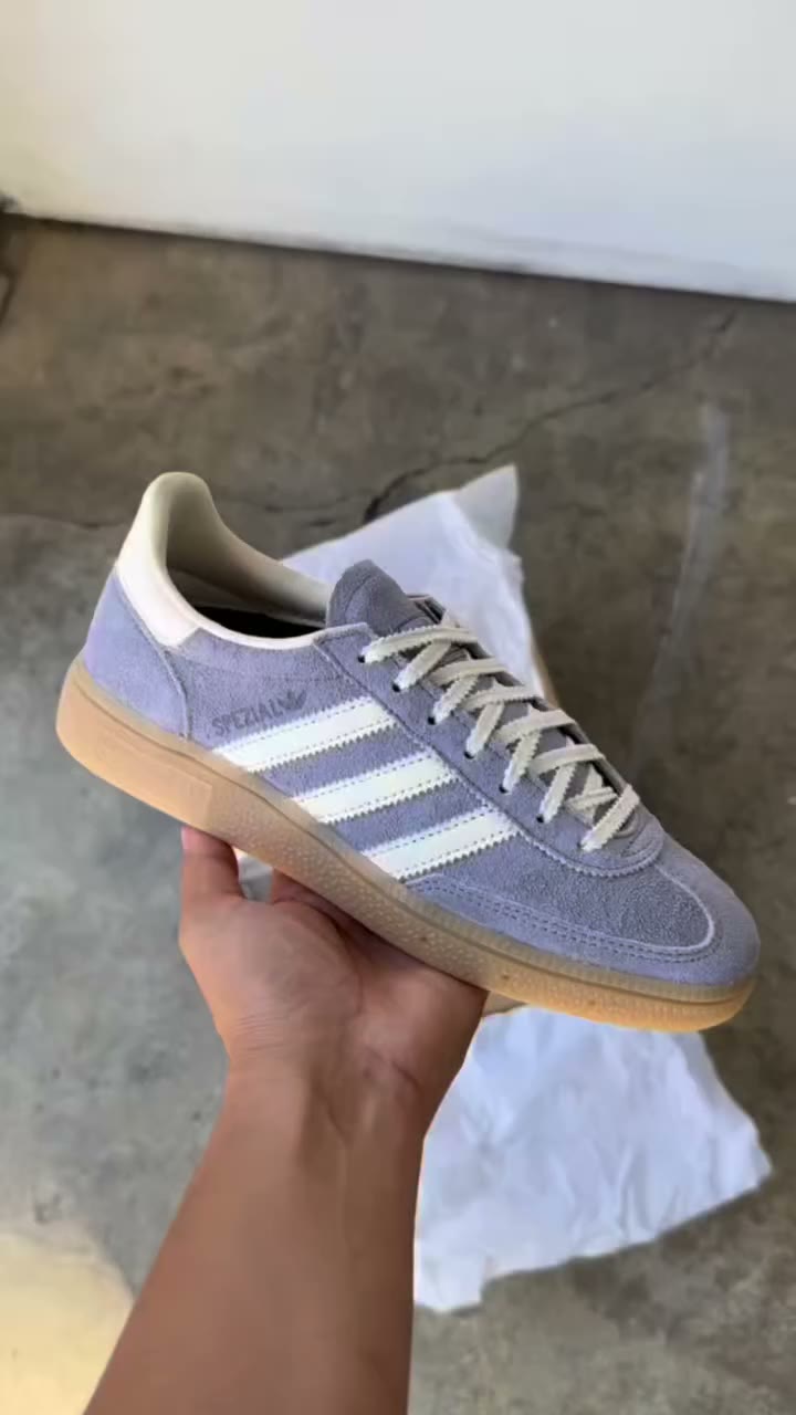 From terraces to summer streets 💜 adidas drop the lilac Handball Spezial …