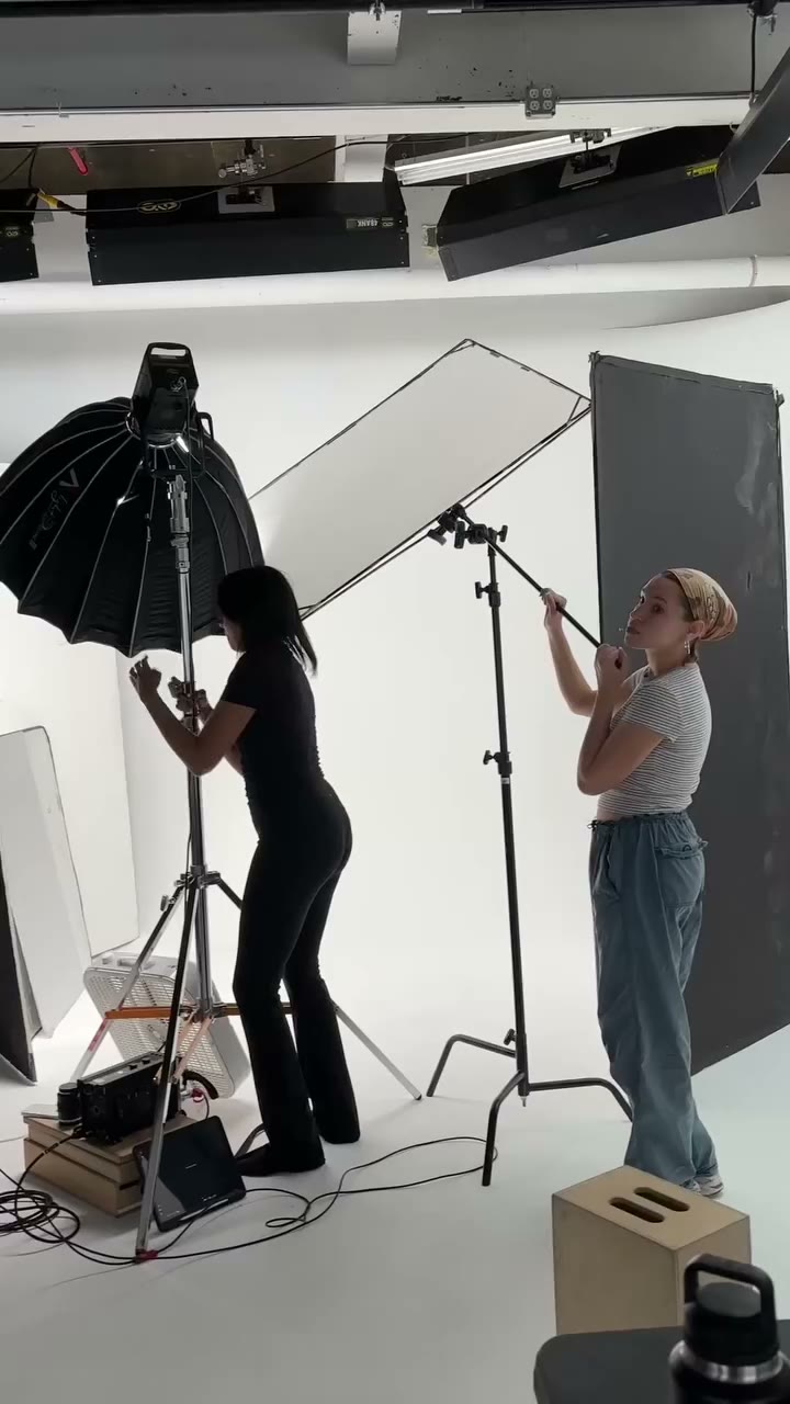 Scenes from set.⁠ ⁠ Shop early access now at the link in our bio.