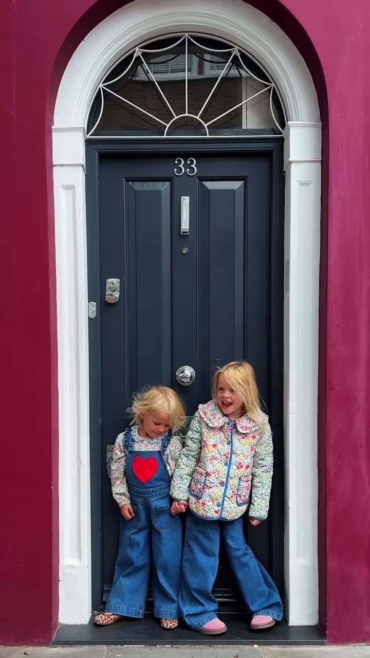 Ottilie, Niamh, Hugo and Henry in their back-to-school brightest in Notting…