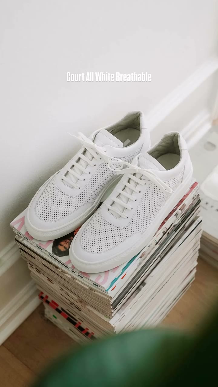 Now back in stock - Court All White Breathable sneaker. The ultimate white…