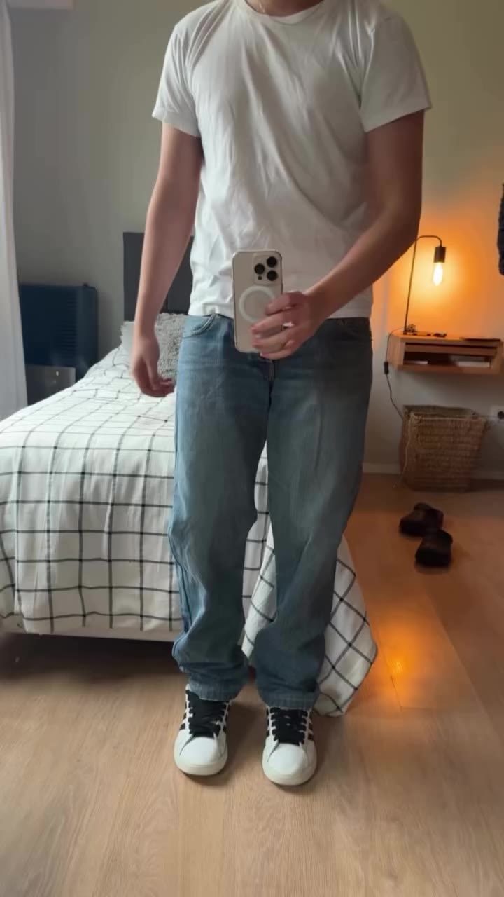 TRANSFORMACIÓN DE CHUPIN A BAGGY GIL #baggyjeans #diy #fashion #fashiontips …