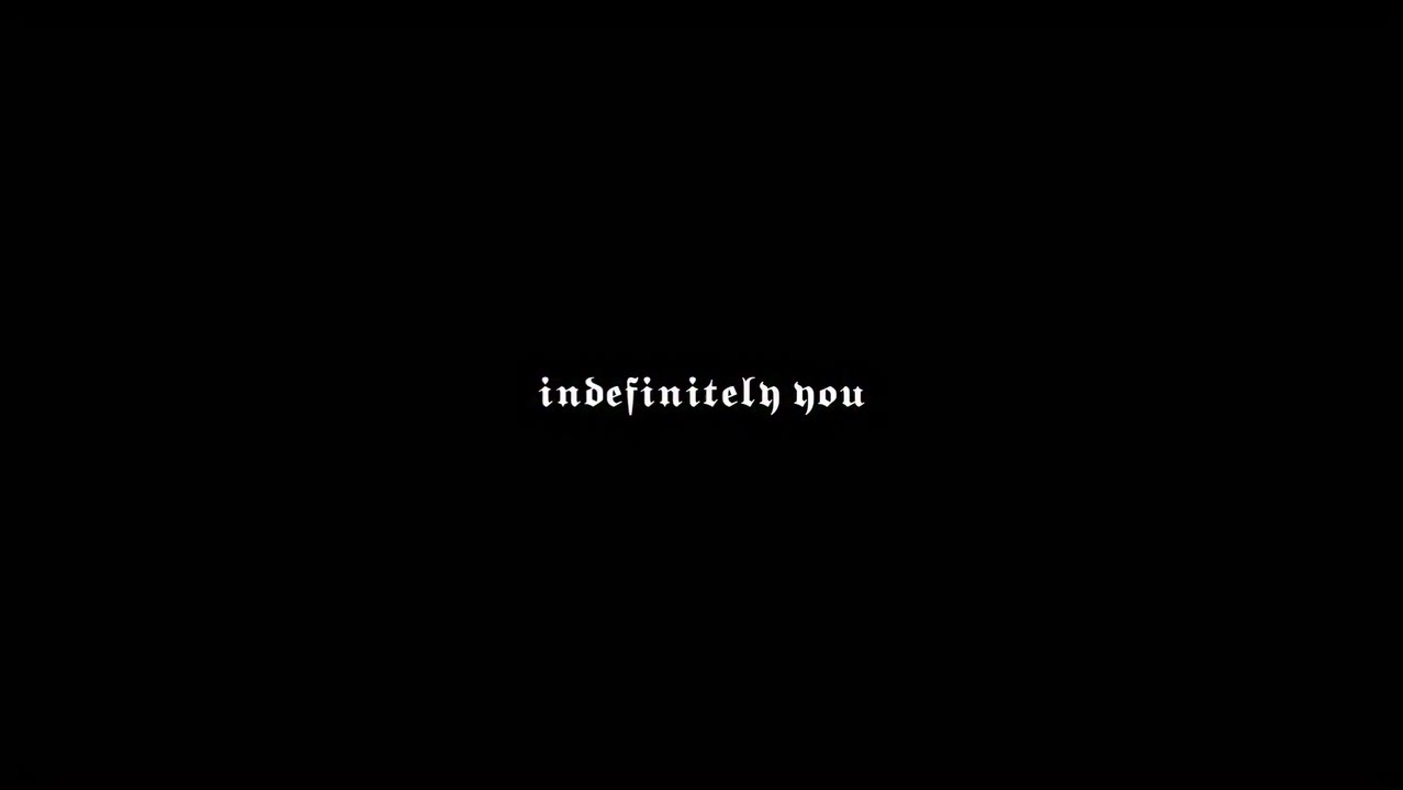 Indefinitely you ✠ carrying every version of yourself forward, never fixed…
