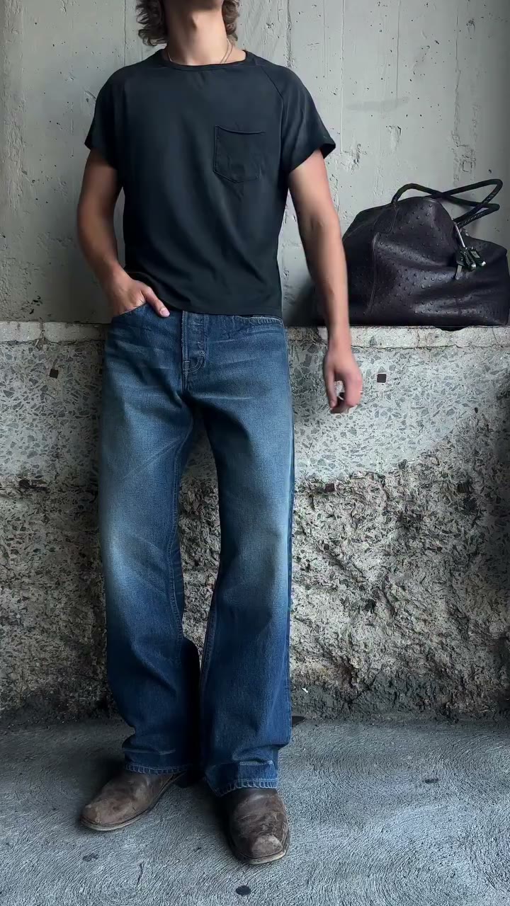 Just a solid Jean + Tee combo (+ fav juice). Available now on lawcinto.us