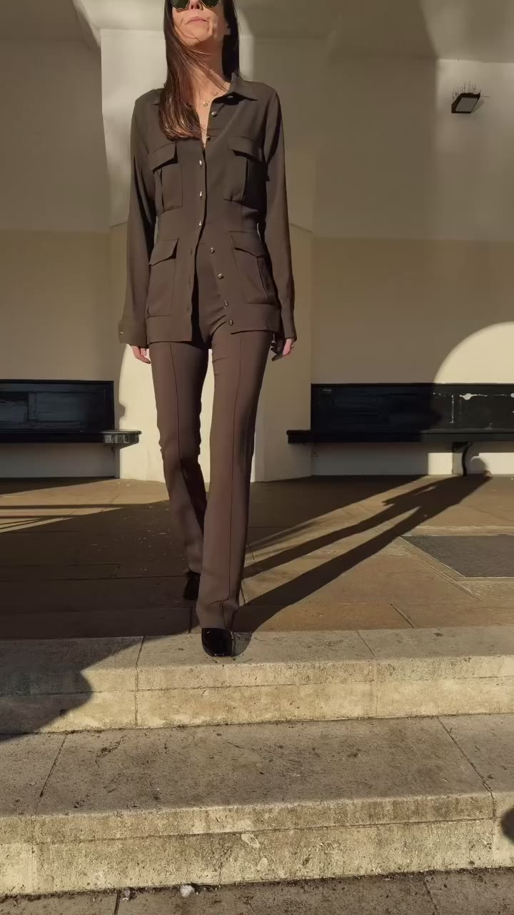 Our new season safari suit, precise tailoring meets timeless proportions •…
