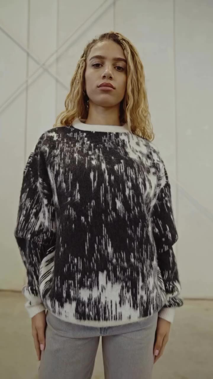 Oversize Knit Sweater - BATTLEFIELD #multiplyapparel #berlin #dailystreetwear