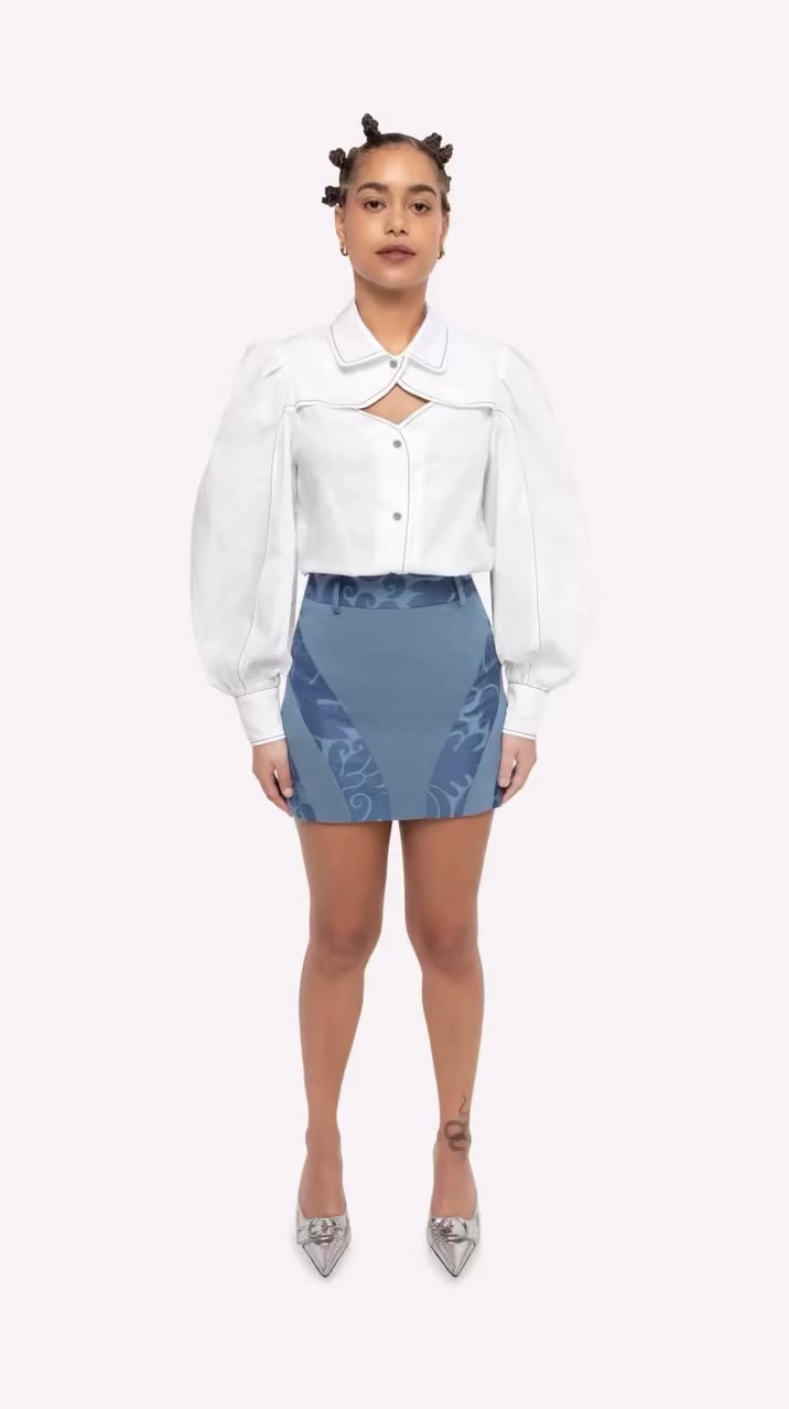 Always stay effortlessly chic this holiday season with our Angelina shirt!…