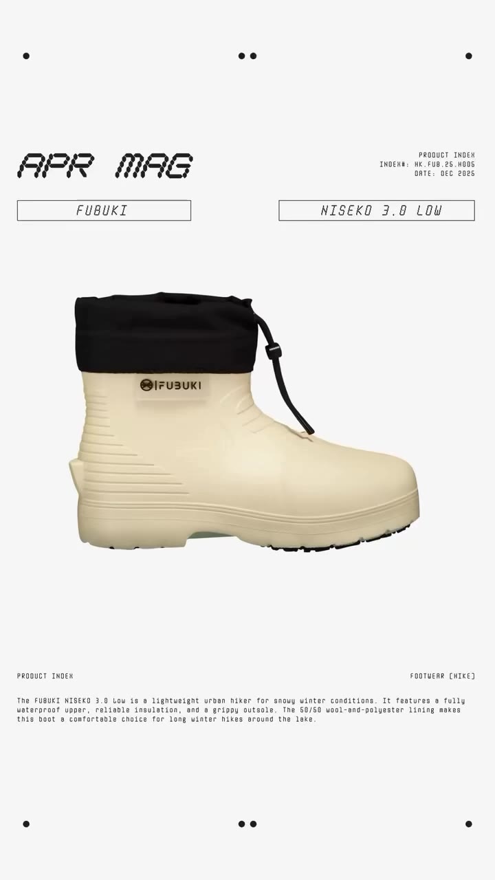 FUBUKI Niseko Low 3.0 – now live on the @apr_mag Product Index…