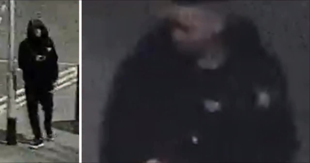 made using found images from ring door bells and cctv of people breaking in an…