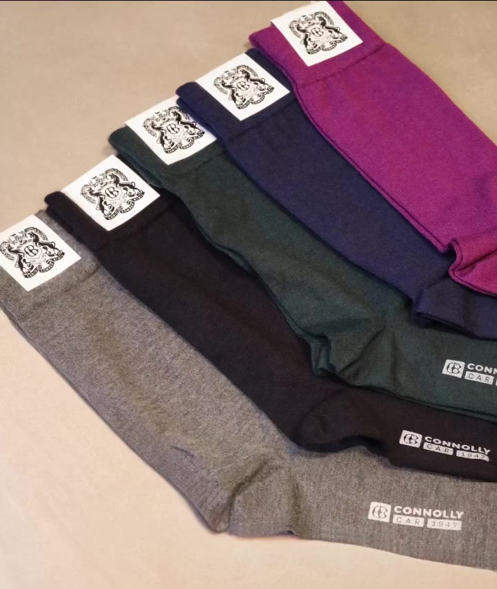 Made in Wales by heritage sock maker Corgi and crafted from Loro Piana's Wish®…