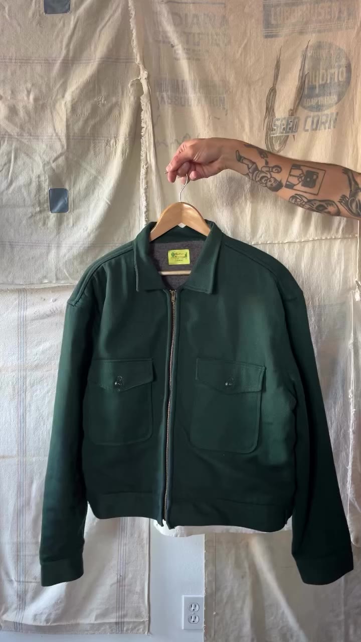 Raffle CLOSED 1960s Deadstock Five Brother Cotton Whipcord Jacket Size 48 The…