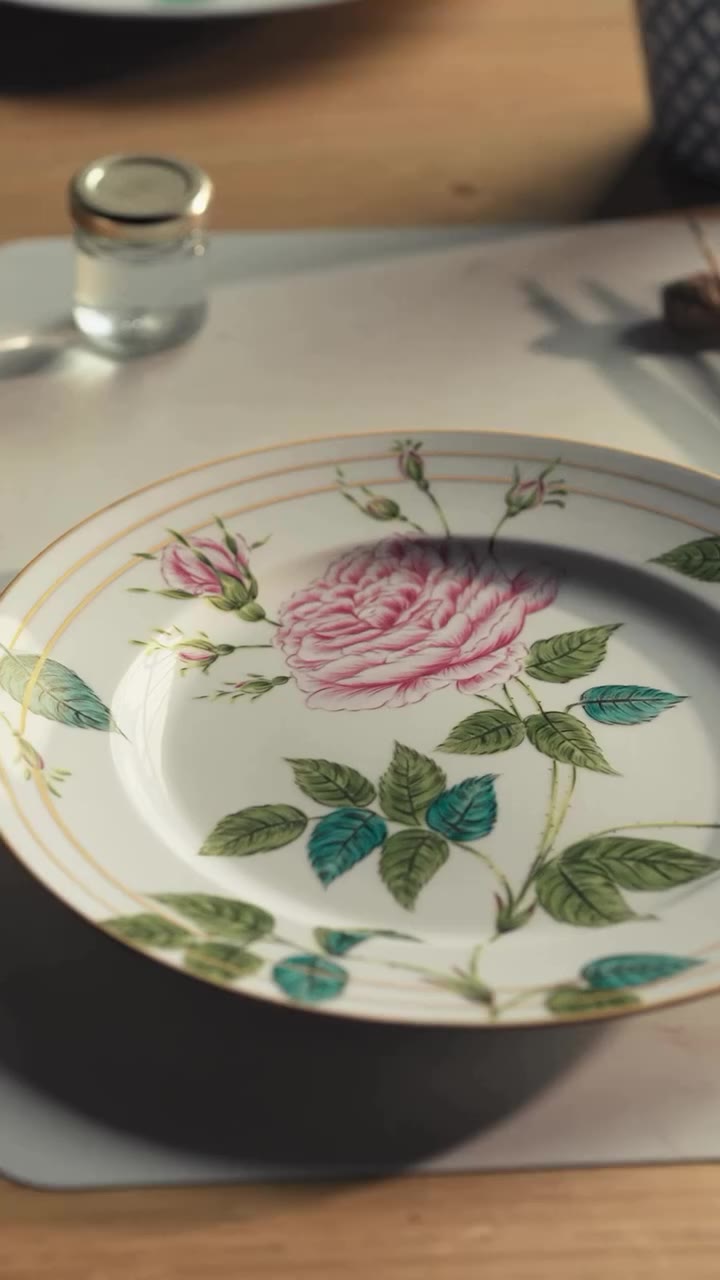 Gardens are brought to life on hand-painted Limoges porcelain, each floral…