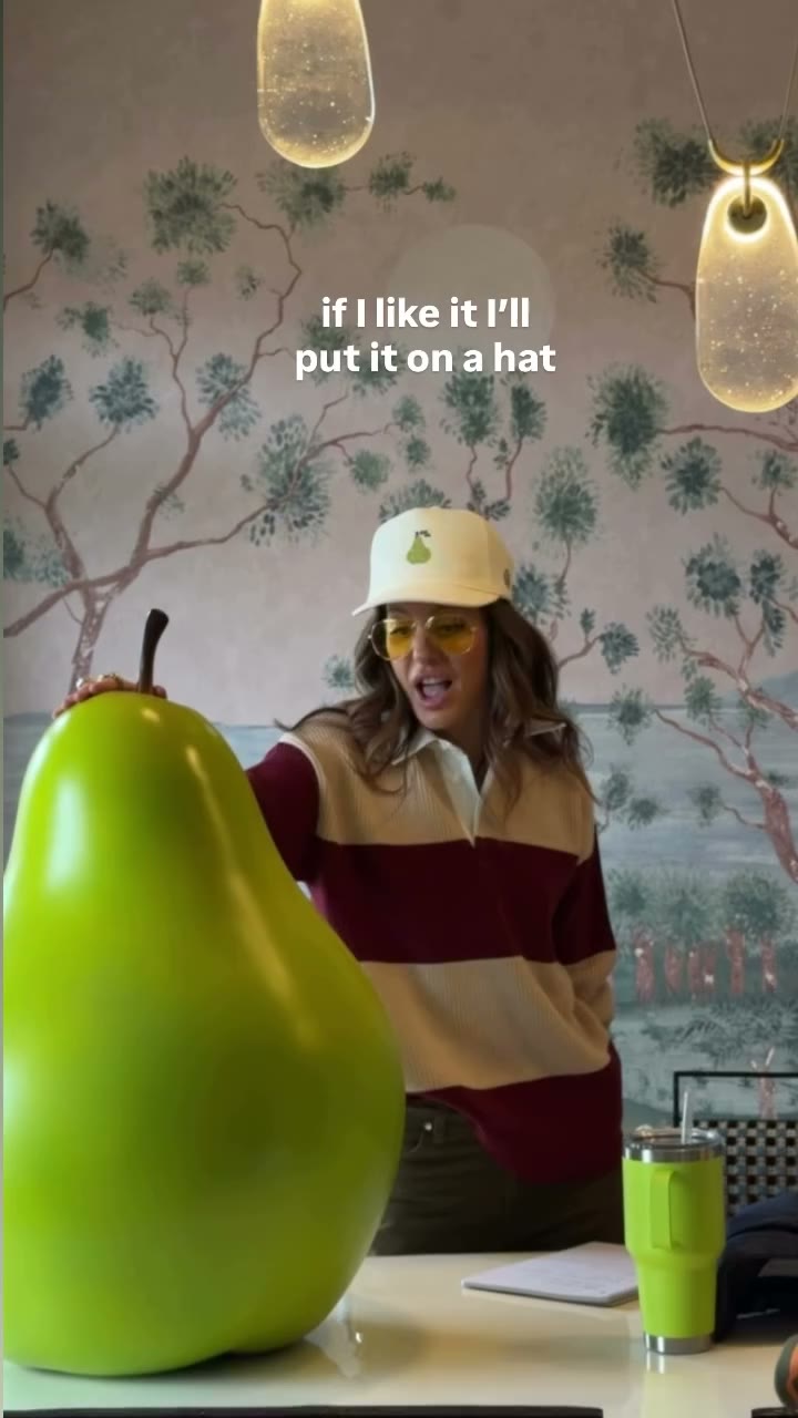 The Perfect Pear hat launches in just under 30 mins. Now we can all match with…