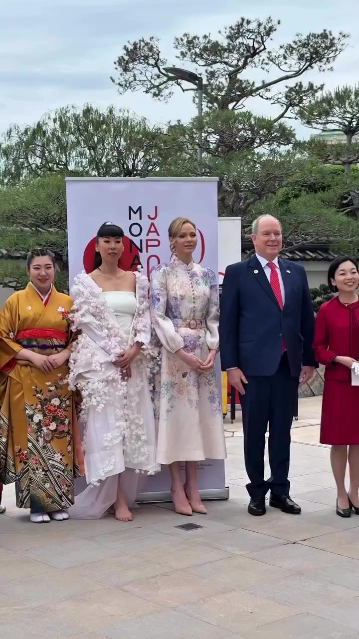 Spring officially started yesterday, and Princess Charlene is in full bloom…