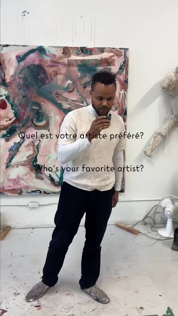 En conversation avec artiste @manuelmathieu dans son atelier à Montréal - In…