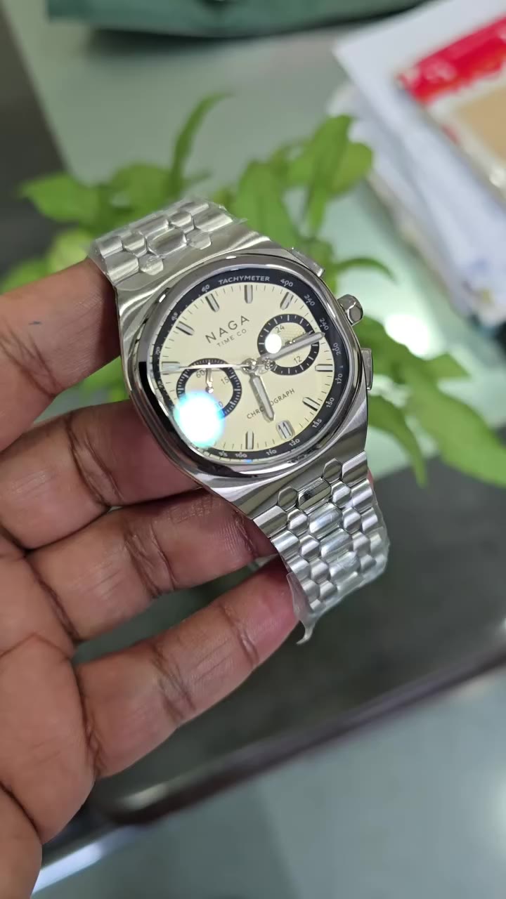 @nagatimeco.watches Chronograph DAKAR on Bracelet Available Exclusively at…
