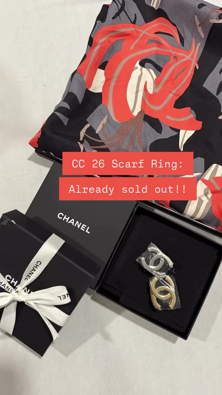 This is one of those CC drops people will regret skipping. The new scarf rings…