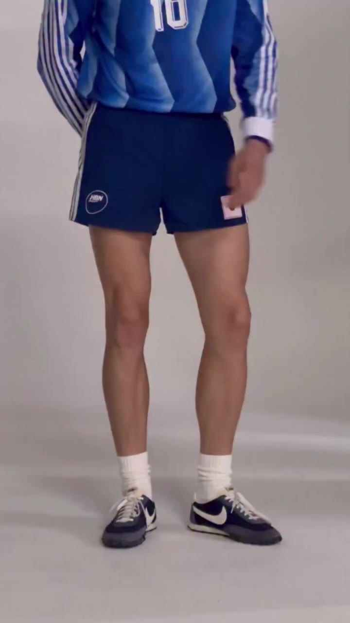 A moment for our best seller. The Indigo National Team Nylon Shorts.