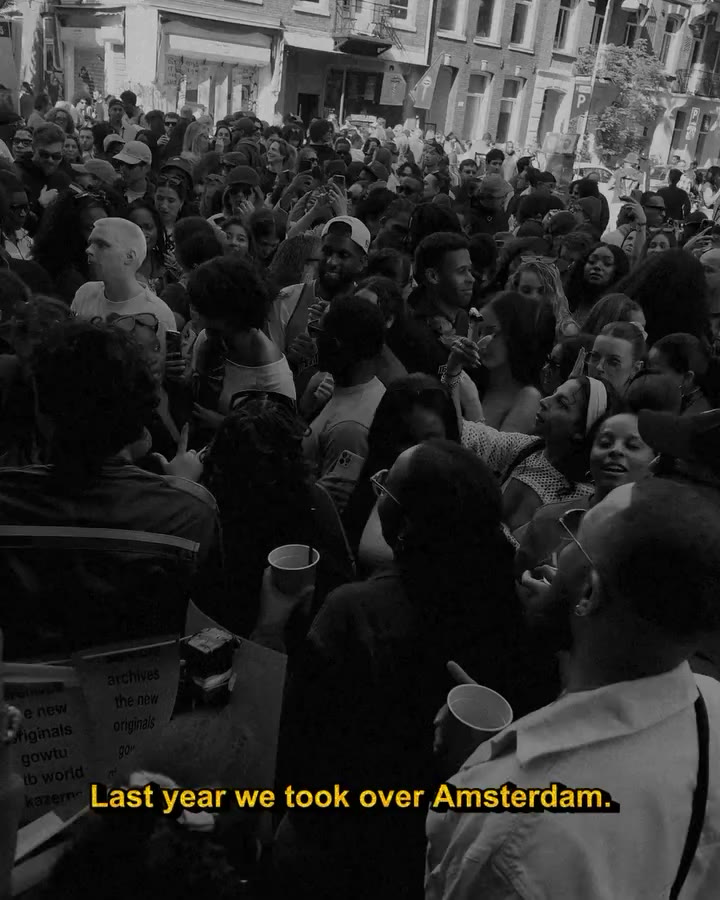 Last year we took over Amsterdam. At our peak… we had to stop. But we…