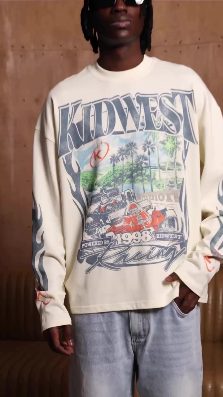 The Circuit Royale Longsleeve in Vintage White. Available now online &…