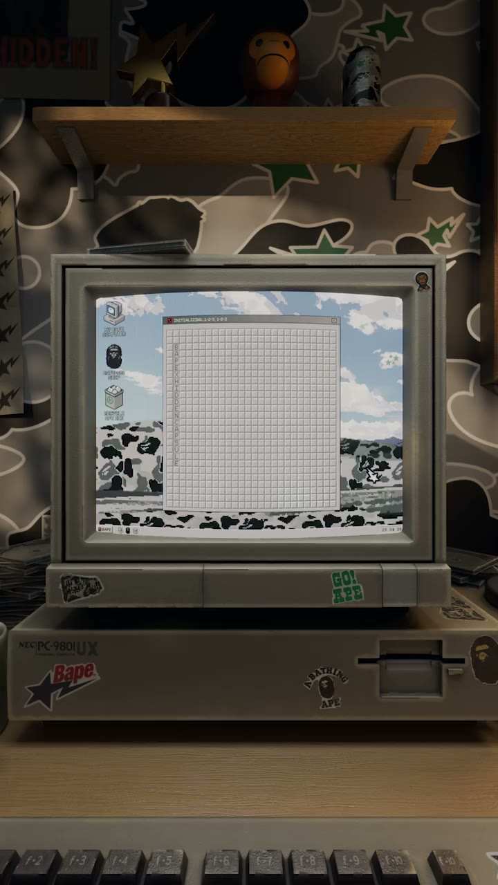 A BATHING APE® X HIDDEN® COMING SOON… #ABATHINGAPE #BAPE #HIDDEN @hidden.ny
