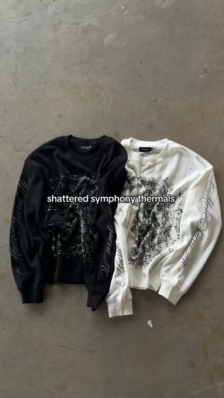 shattered symphony thermals out now premade, ships in 3-5 days #clothingbrand…