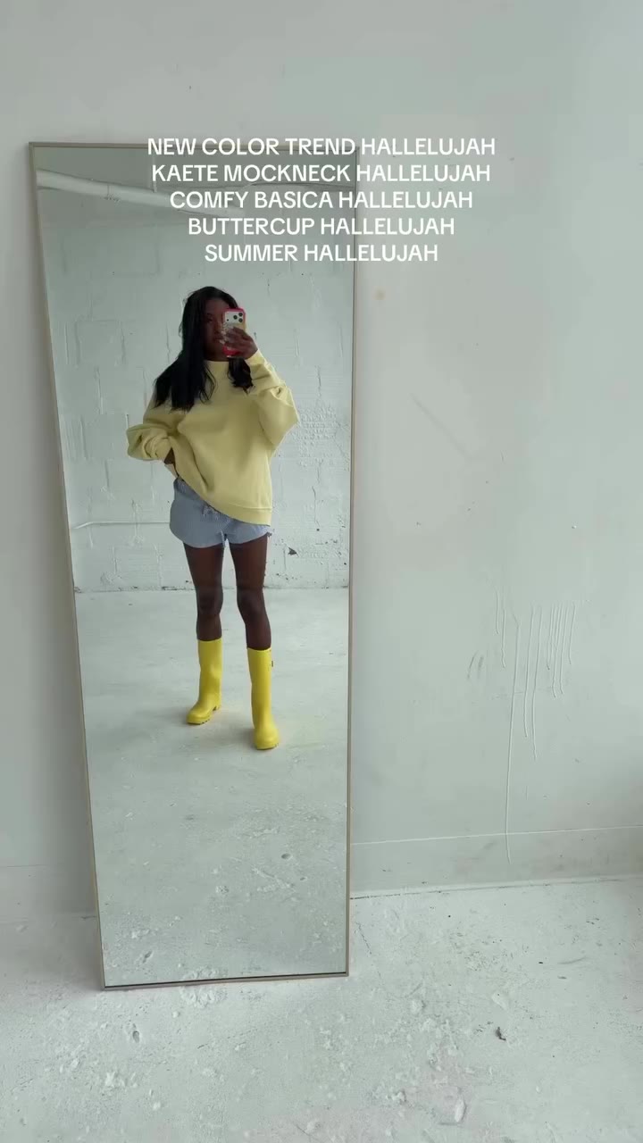 KAETE BUTTERCUP HALLELUJAH!!! Shop the Mockneck at kaetebygn.com!