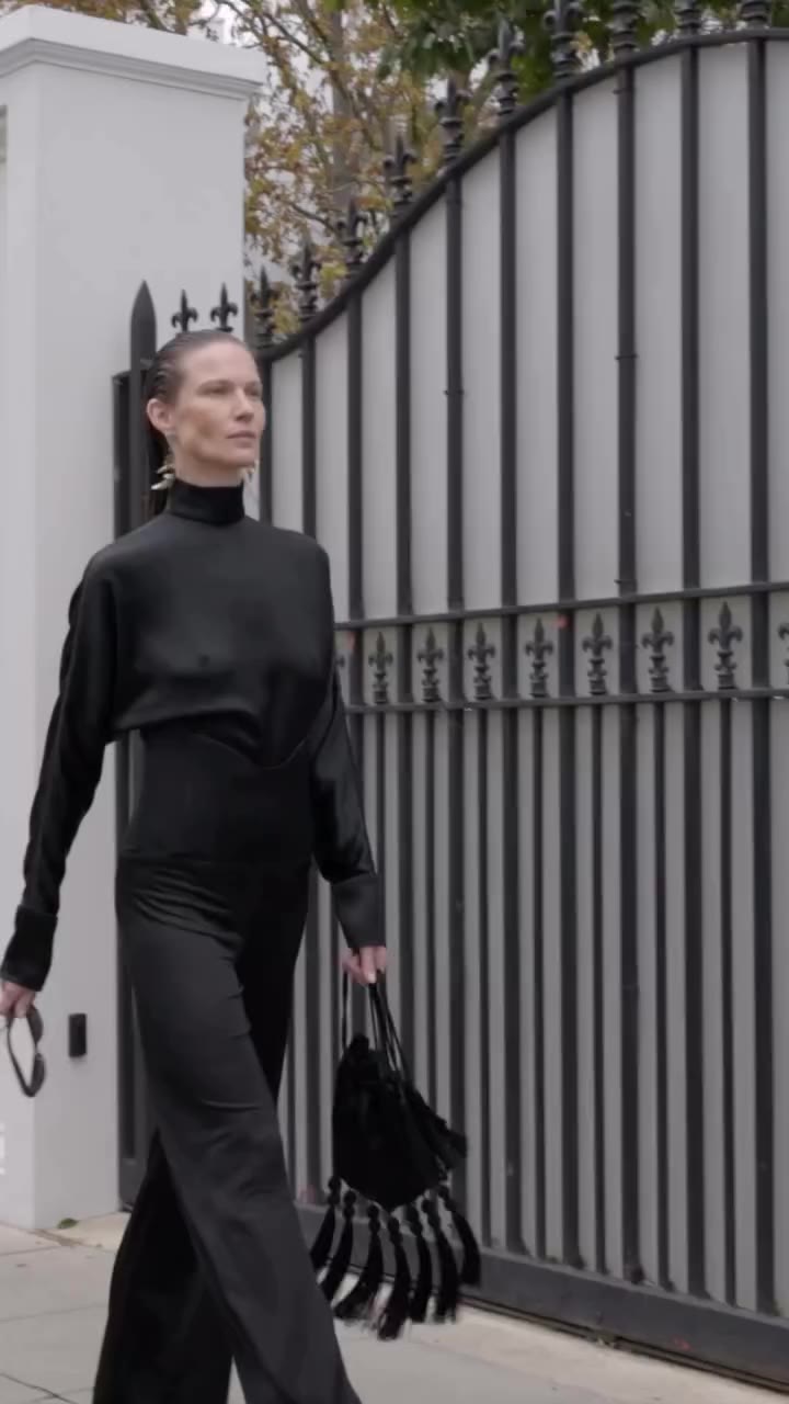 Cutting a sharp silhouette in the Phoenix Top and Corseted Tuxedo. Discover…