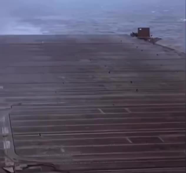 An incredibly lucky crash landing from a U.S. Navy F6F Hellcat fighter plane…