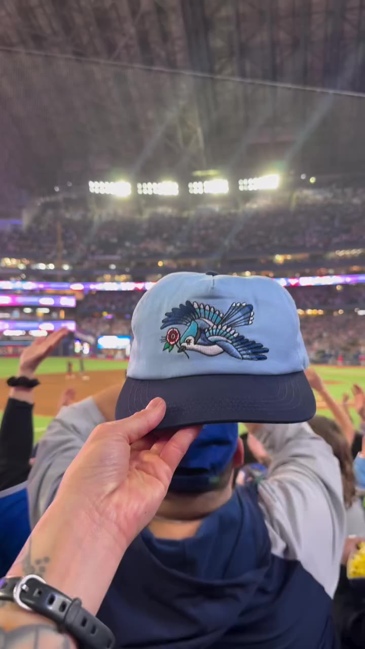 Happy Friday! Took our brand new Blue Jays Unstructured Hat to the ball game…