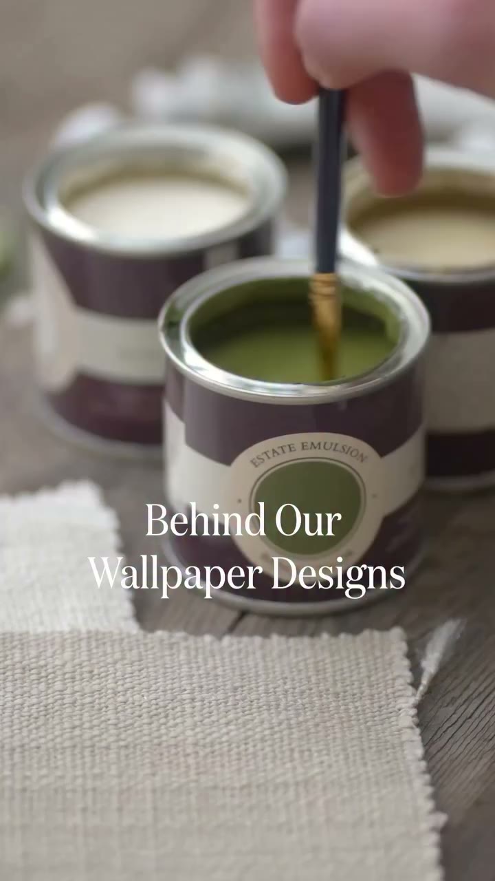 From textile to wallpaper. Discover the story behind our wallpaper collection…