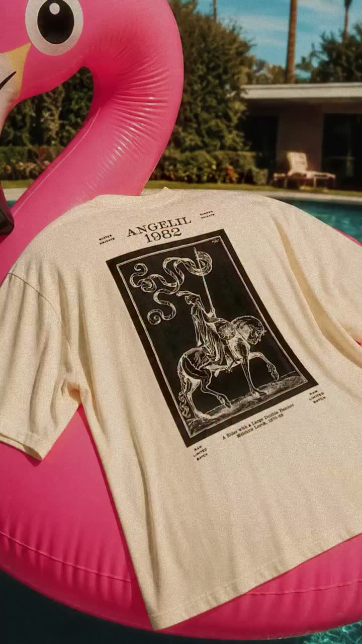 Summer armor 🦩 The Melchior Lorck T-Shirt | 250 GSM Vintage Cream Fabric