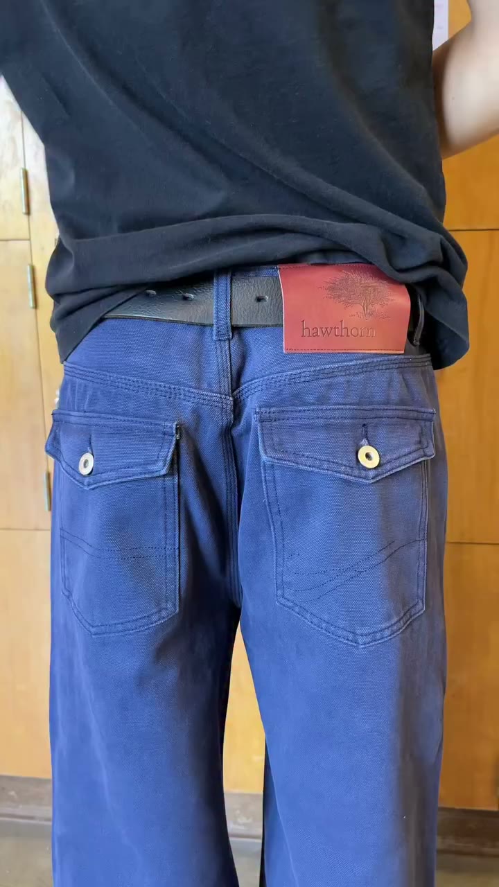 04 canvas pants on body, premade josh is 5’9 wearing a size 28