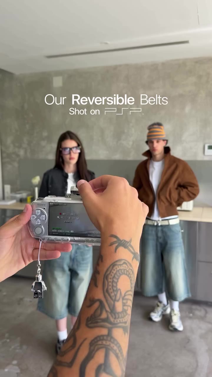 Shot entirely on a PSP. Our reversible leather belt drops TOMORROW. Available…