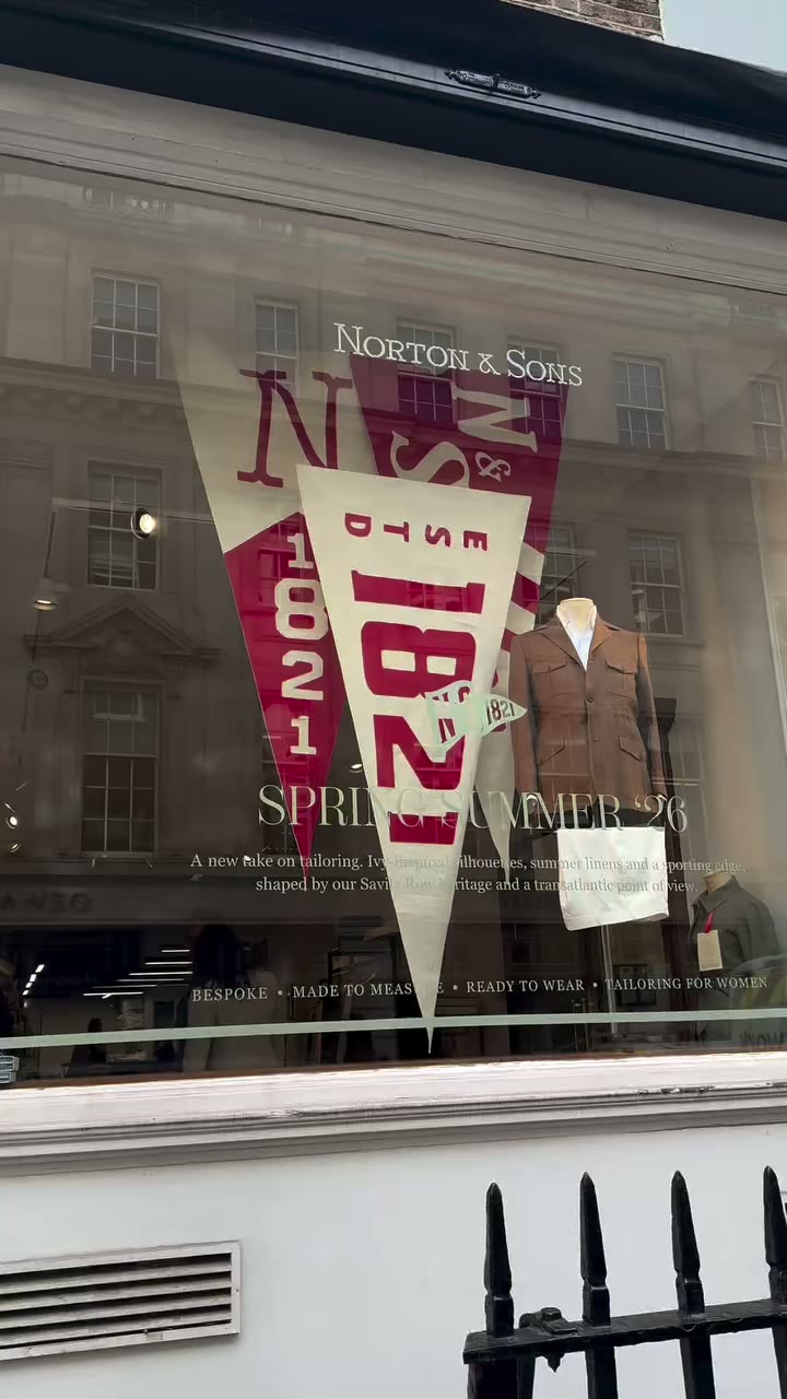 With a growing footprint in the US, @nortonandsons SS26 collection marks a…