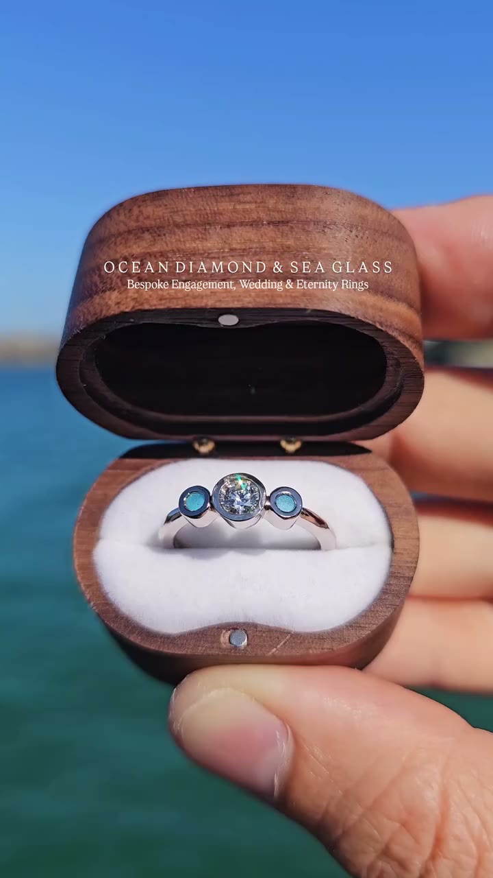 Handcrafted in Cornwall, this is the epitome of luxury ocean jewellery…