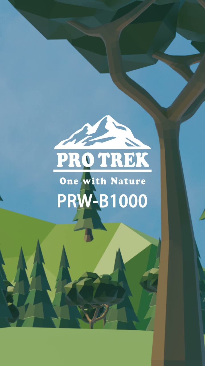 One with Nature PRW-B1000 本格アウトドアウオッチ、PRO TREK…