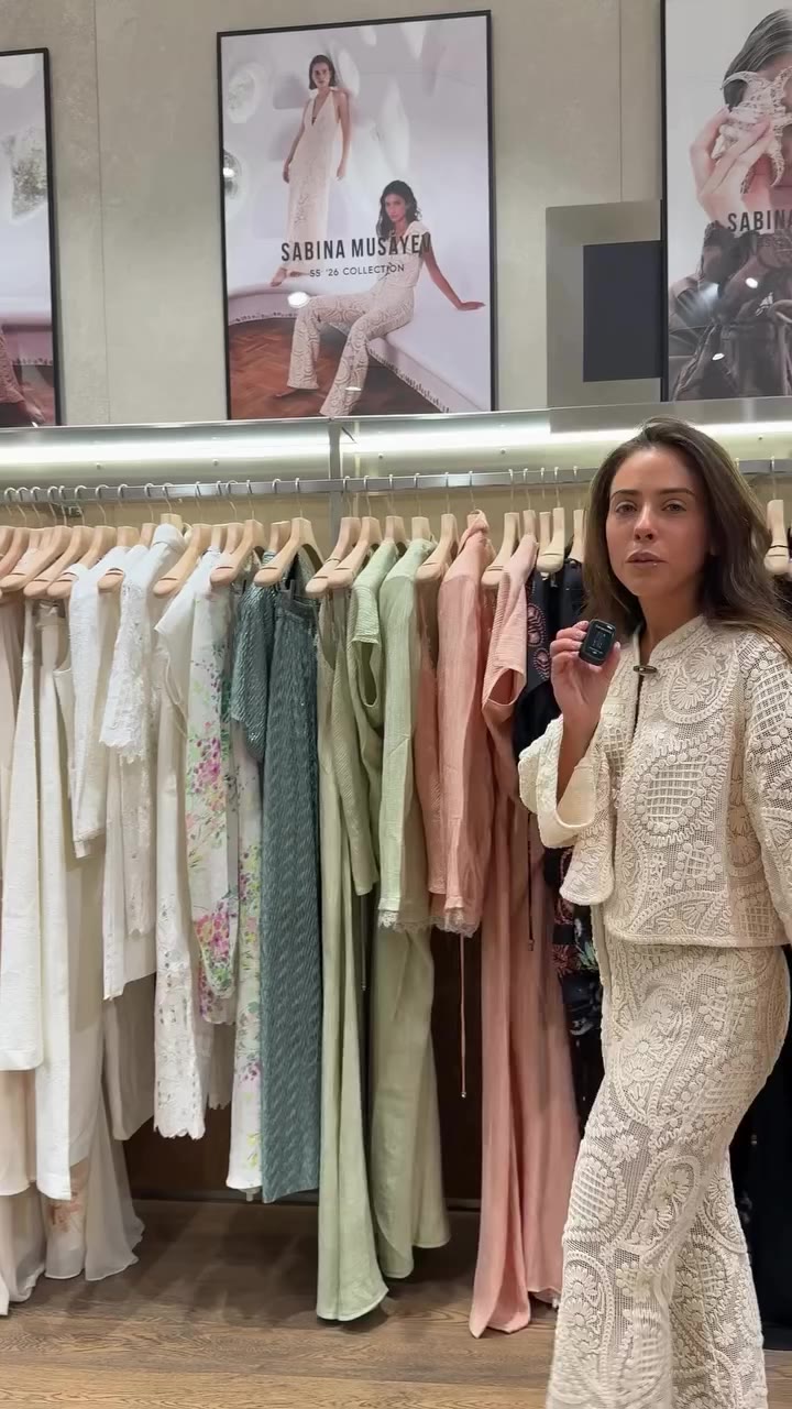 discover SABINA MUSAYEV resort collection NOW in Ramat Aviv store 🤍